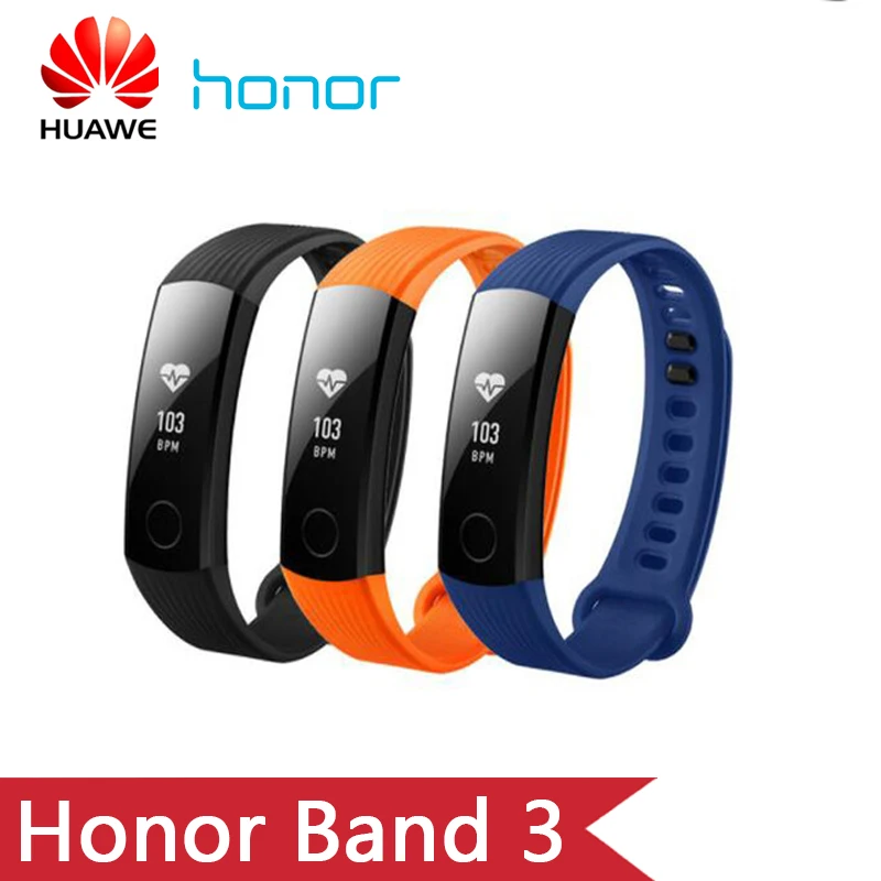 HuaWei Honor Band 3 Smart Wristband Bracelet Swimmable 5ATM 0.91" OLED Screen Touchpad Heart Rate Monitor Push Message
HuaWei Honor Band 3 Smart Wristband Bracelet Swimmable 5ATM 0.91" OLED Screen Touchpad Heart Rate Monitor Push Message