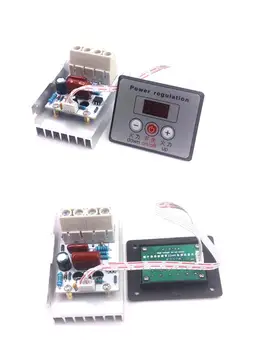 AC 220V 10000W SCR Voltage Regulator Speed Control Dimmer Thermostat LED Display silver
AC 220V 10000W SCR Voltage Regulator Speed Control Dimmer Thermostat LED Display silver
