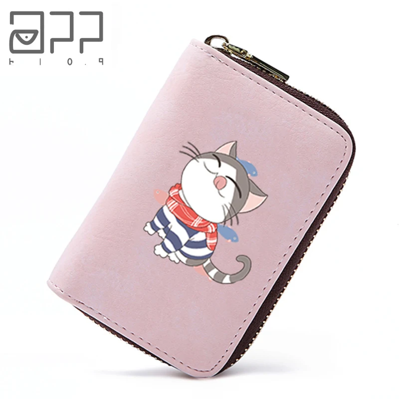 APP BLOG Cute Cat Women Zipper Credit Card Holders Leather Fashion Munfuctional Extendable ID Cards Purse Ladies Wallet Bags
APP BLOG Cute Cat Women Zipper Credit Card Holders Leather Fashion Munfuctional Extendable ID Cards Purse Ladies Wallet Bags