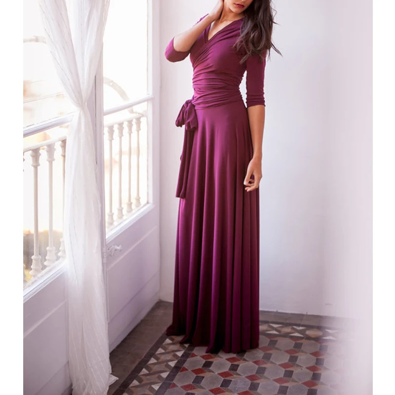 The Wonder Dress - Long Sleeve Design Multi Convertible Petite Sizes (Us 2- 10)