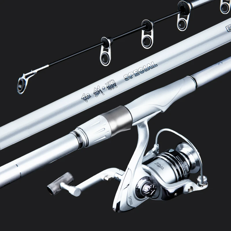 Rock Fishing Rod Carbon Ultralight Pesca Set Long Sections Positioning Telescopic Fishing Pole Hand Olta Dual Use Fishing Tackle
Rock Fishing Rod Carbon Ultralight Pesca Set Long Sections Positioning Telescopic Fishing Pole Hand Olta Dual Use Fishing Tackle