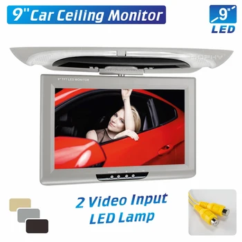 9 inches Car Flip Down Monitor Roof Mounted Monitor Automobile Ceiling Monitor LED Video Input Gray Black Beige SH981 Tracy
9 inches Car Flip Down Monitor Roof Mounted Monitor Automobile Ceiling Monitor LED Video Input Gray Black Beige SH981 Tracy