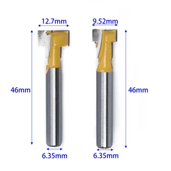 Kit Set Useful Chisel 1/4'' Shank Router Bit T-Slot Carbide Durable Woodworking For 3/8'' & 1/2'' Hex Bolt 2pcs
Kit Set Useful Chisel 1/4'' Shank Router Bit T-Slot Carbide Durable Woodworking For 3/8'' & 1/2'' Hex Bolt 2pcs