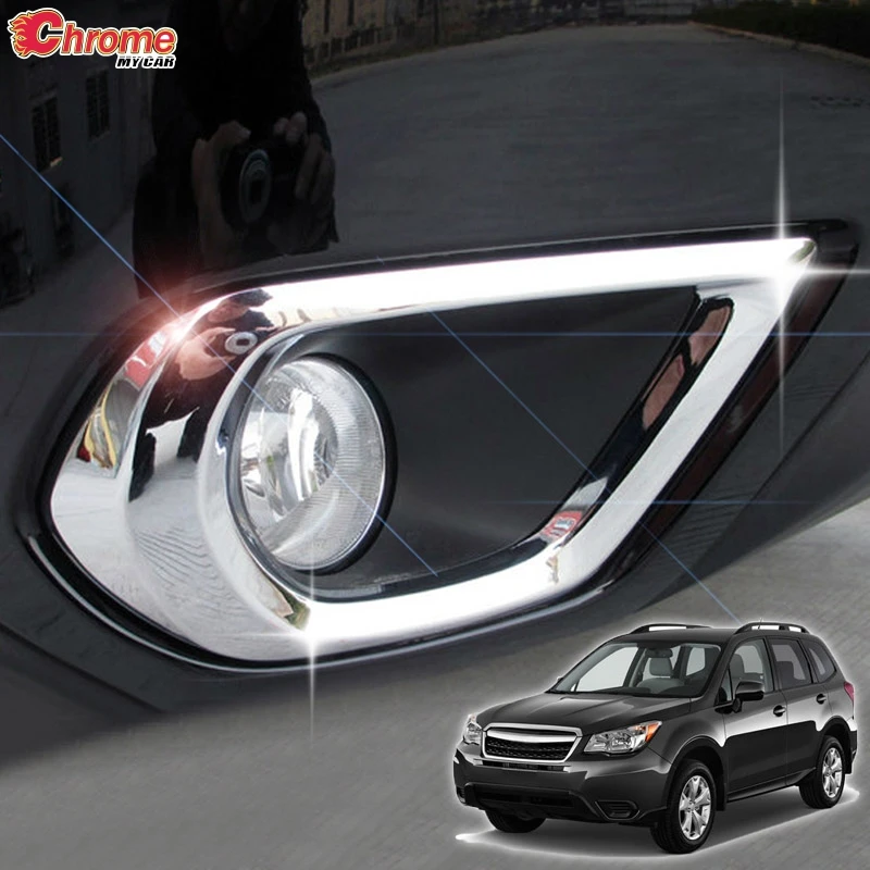 For Subaru Forester SJ Front Fog Light Lamp Bumper Foglight Chrome Cover Trim Frame Car Styling Accessories Kit 2014 2015 2016
For Subaru Forester SJ Front Fog Light Lamp Bumper Foglight Chrome Cover Trim Frame Car Styling Accessories Kit 2014 2015 2016