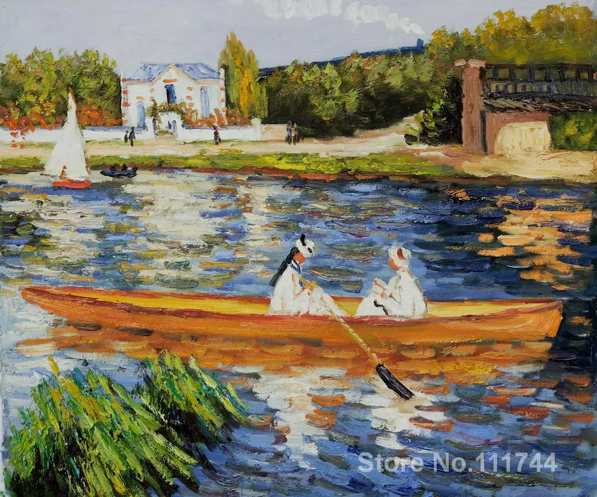 Boating on the Seine Pierre Auguste Renoir Famous Painting Reproduction Hand Painted Canvas Art Impressionist Landscape Textured
Boating on the Seine Pierre Auguste Renoir Famous Painting Reproduction Hand Painted Canvas Art Impressionist Landscape Textured