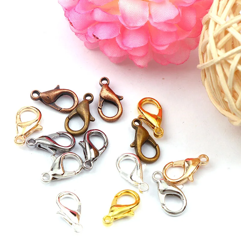 New Mixed Color 7x14mm Gold&Silver&Copper&White K Lobster Clasps Hook Component DIY Jewelry Bracelet Making Accessories
New Mixed Color 7x14mm Gold&Silver&Copper&White K Lobster Clasps Hook Component DIY Jewelry Bracelet Making Accessories