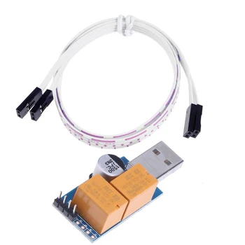 Double Relay USB Watchdog mining Card Unattended Automatic Restart Blue Screen Crash Timer Reboot For 24H Mining Server Gaming
Double Relay USB Watchdog mining Card Unattended Automatic Restart Blue Screen Crash Timer Reboot For 24H Mining Server Gaming