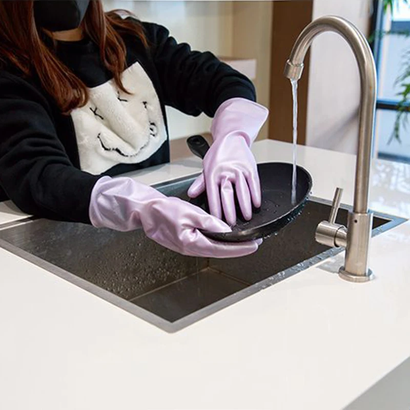 Water-proof PVC Rubber Cleaning Gloves Durable Clothes Dishes Washing Household Multicolor Multifunction Long Sleeve Gloves
Water-proof PVC Rubber Cleaning Gloves Durable Clothes Dishes Washing Household Multicolor Multifunction Long Sleeve Gloves
