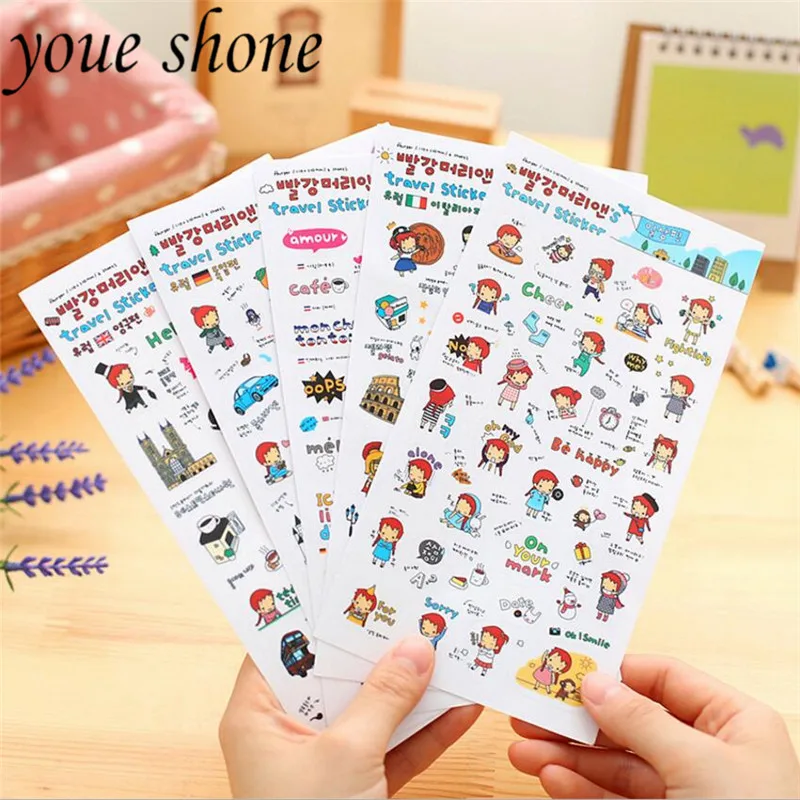 6Pcs=1sets Kawaii Anne girl Travel Europe Children stickers Scrapbooking DIY diaries transparent waterproof stickers Stationery
6Pcs=1sets Kawaii Anne girl Travel Europe Children stickers Scrapbooking DIY diaries transparent waterproof stickers Stationery