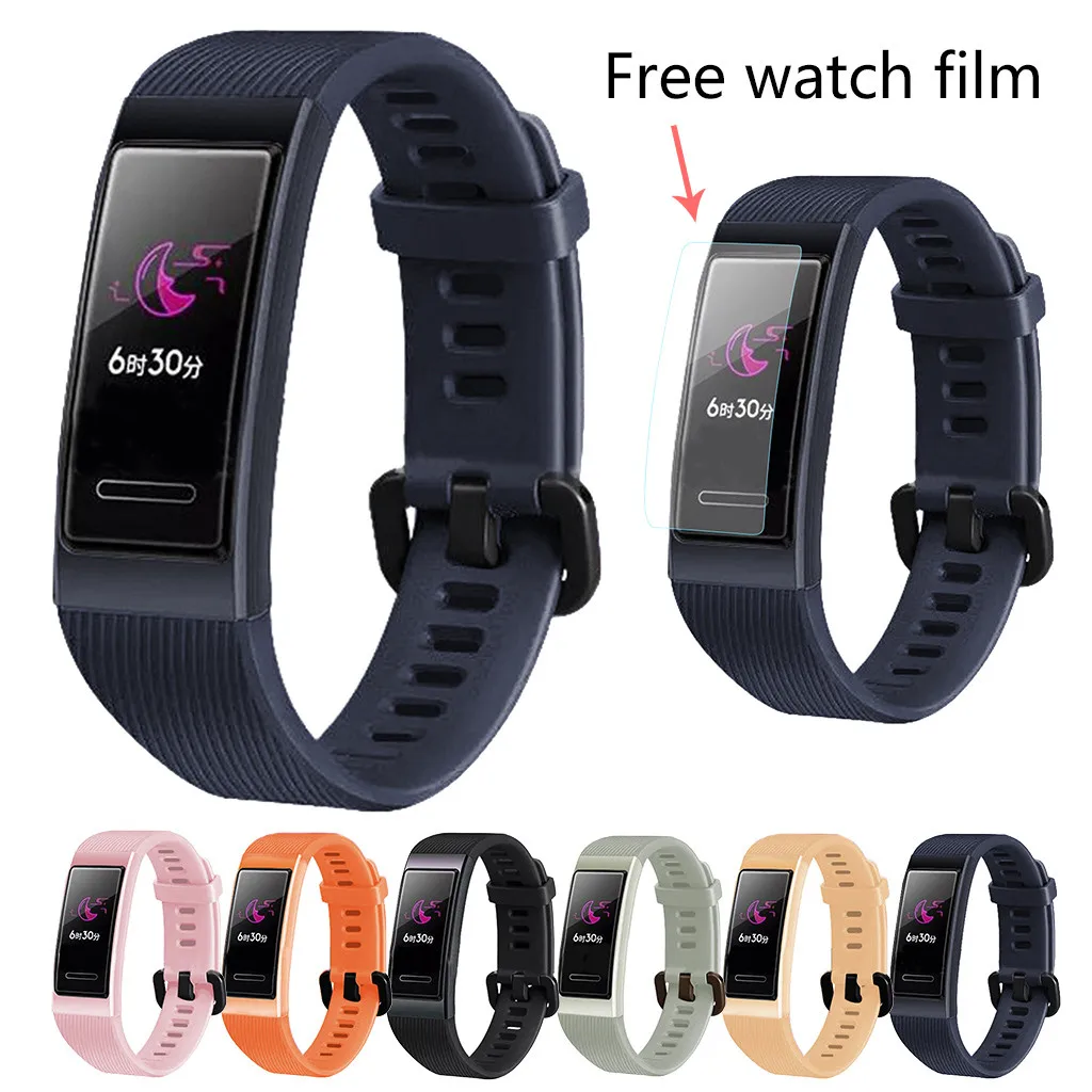 3PCS Sports Silicone Strap Band + Watch Film For Huawei 3/3PRO Smart Watch Smart Accessories Watch Bands Bracelet Strap
3PCS Sports Silicone Strap Band + Watch Film For Huawei 3/3PRO Smart Watch Smart Accessories Watch Bands Bracelet Strap