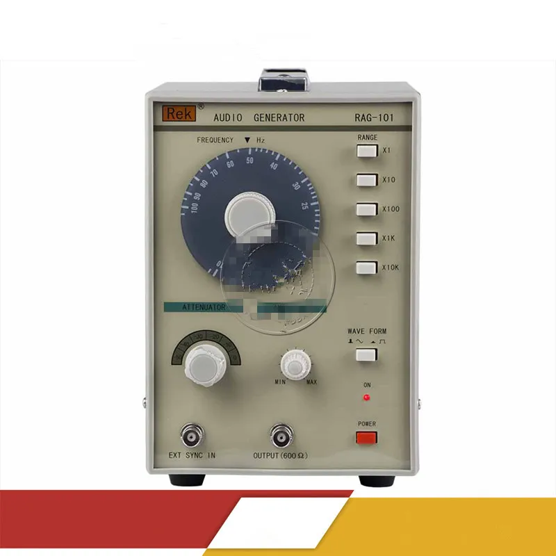 Original REK RAG101 Low Frequency Signal Generator Function Producer signal source 10Hz-1MHz
Original REK RAG101 Low Frequency Signal Generator Function Producer signal source 10Hz-1MHz