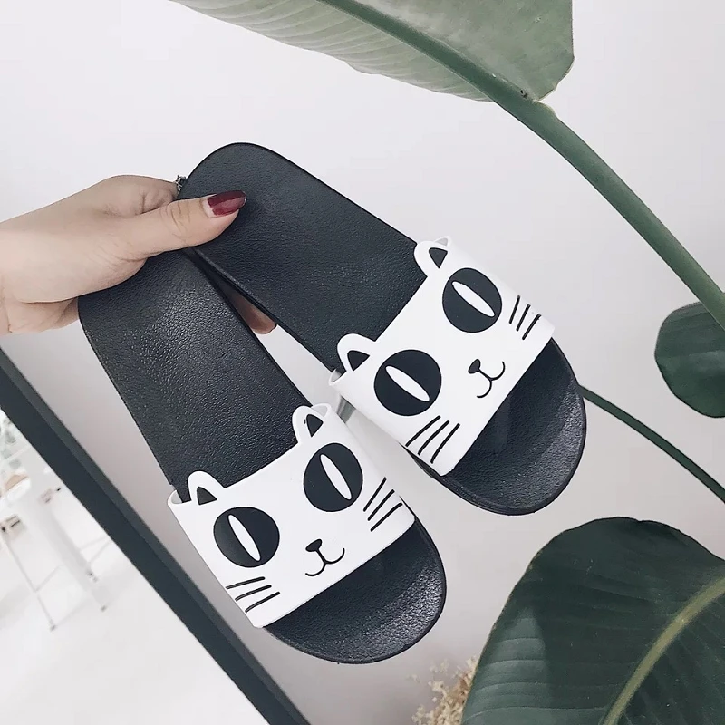 Summer Slippers Shoes Woman Animal slippers 2019 Soft PU Cat Flip Flops Women Outdoor Slip on Flat Beach Slides Women SP9
Summer Slippers Shoes Woman Animal slippers 2019 Soft PU Cat Flip Flops Women Outdoor Slip on Flat Beach Slides Women SP9
