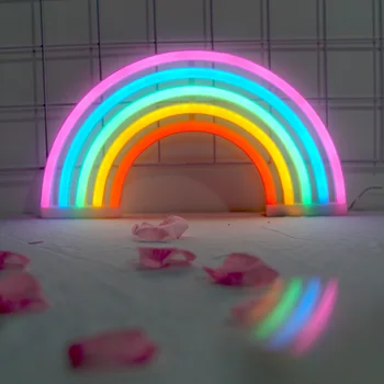 Rainbow shape neon light colorful night lighting children bedroom wall decor party display lamps exhibition girls lovely gifts
Rainbow shape neon light colorful night lighting children bedroom wall decor party display lamps exhibition girls lovely gifts