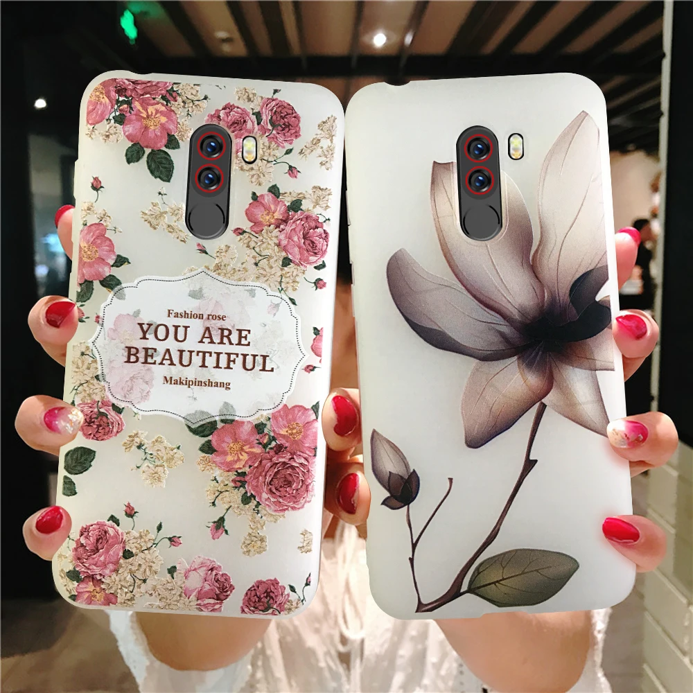 For Xiaomi Pocophone F1 3D Flower Soft TPU Silicone Case For Pocophone F1 Rose Floral Pattern Full Back Cover Case For Poco F1
For Xiaomi Pocophone F1 3D Flower Soft TPU Silicone Case For Pocophone F1 Rose Floral Pattern Full Back Cover Case For Poco F1