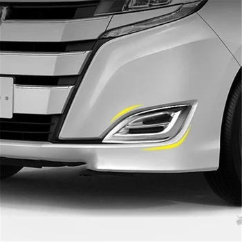 WELKINRY car auto cover styling for Toyota Noah R80 mid-2017 2018 facelifted edition ABS chrome front head fog lamp light trim
WELKINRY car auto cover styling for Toyota Noah R80 mid-2017 2018 facelifted edition ABS chrome front head fog lamp light trim