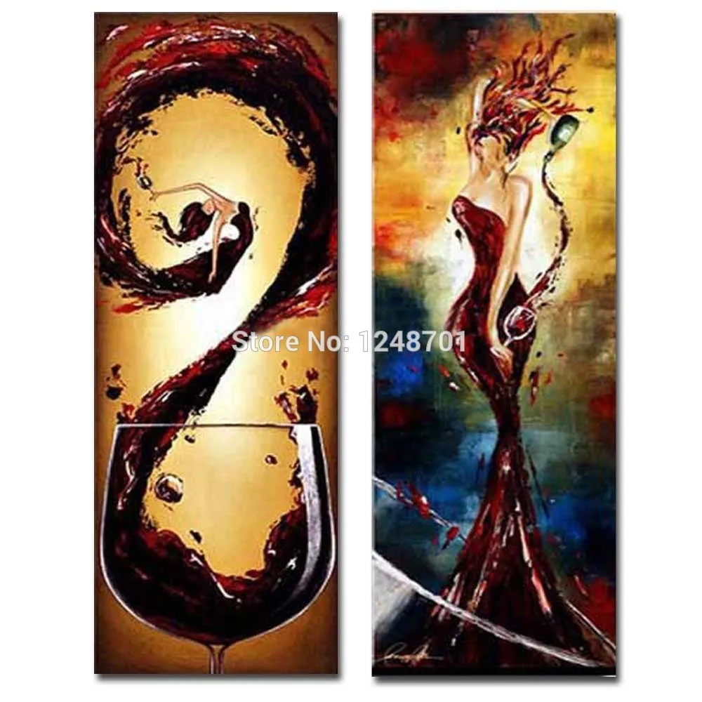 Large Hand Painted Two Panles Oil Painting on Canvas Red Cup Sexy Woman Wall Pictures Living Room Entrance Home Wall Decoration
Large Hand Painted Two Panles Oil Painting on Canvas Red Cup Sexy Woman Wall Pictures Living Room Entrance Home Wall Decoration