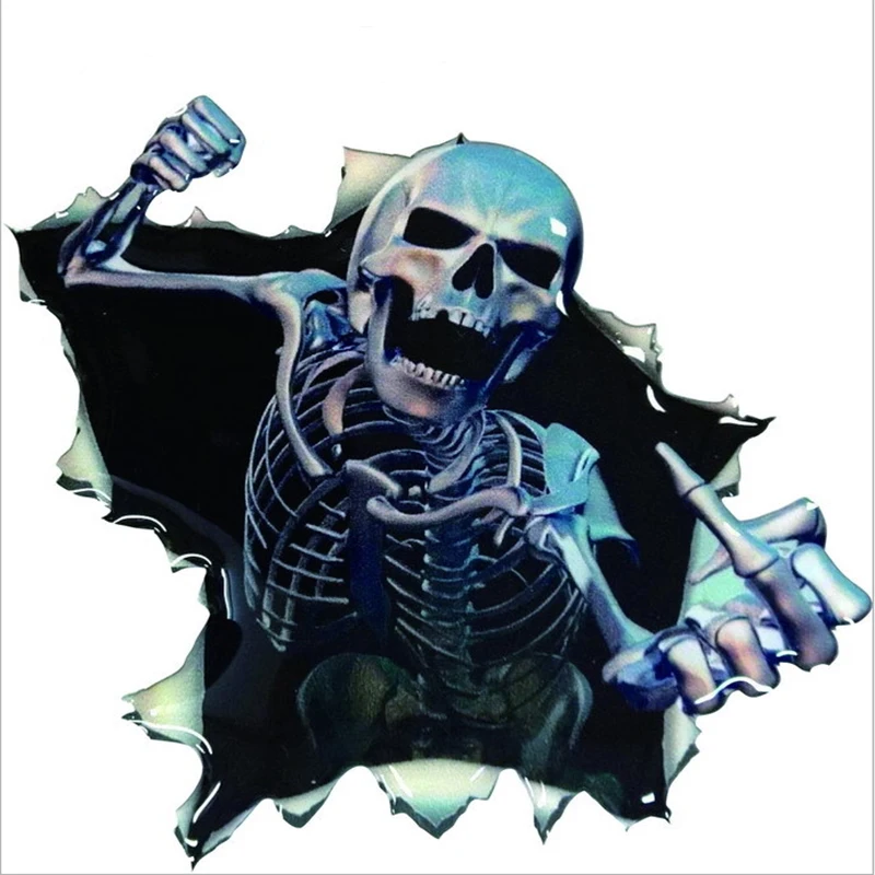 New Funny Car Sticker Skull Car Hoods Trunk Thriller Rear Window Decal Car Decal Covers Waterproof Car Styling
New Funny Car Sticker Skull Car Hoods Trunk Thriller Rear Window Decal Car Decal Covers Waterproof Car Styling