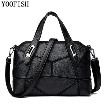 YOOFISH 2017 New Fashion Soft Real Genuine Leather Women's Handbag Ladies Shoulder Tote Messenger Bag Purse Satchel Black
YOOFISH 2017 New Fashion Soft Real Genuine Leather Women's Handbag Ladies Shoulder Tote Messenger Bag Purse Satchel Black