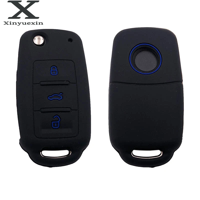 Xinyuexin Silicone Car Key Case For VW POLO Bora Beetle Tiguan Passat B5 B6 Golf 4 5 6 MK5 Eos Key Jacket Car-Stying
Xinyuexin Silicone Car Key Case For VW POLO Bora Beetle Tiguan Passat B5 B6 Golf 4 5 6 MK5 Eos Key Jacket Car-Stying