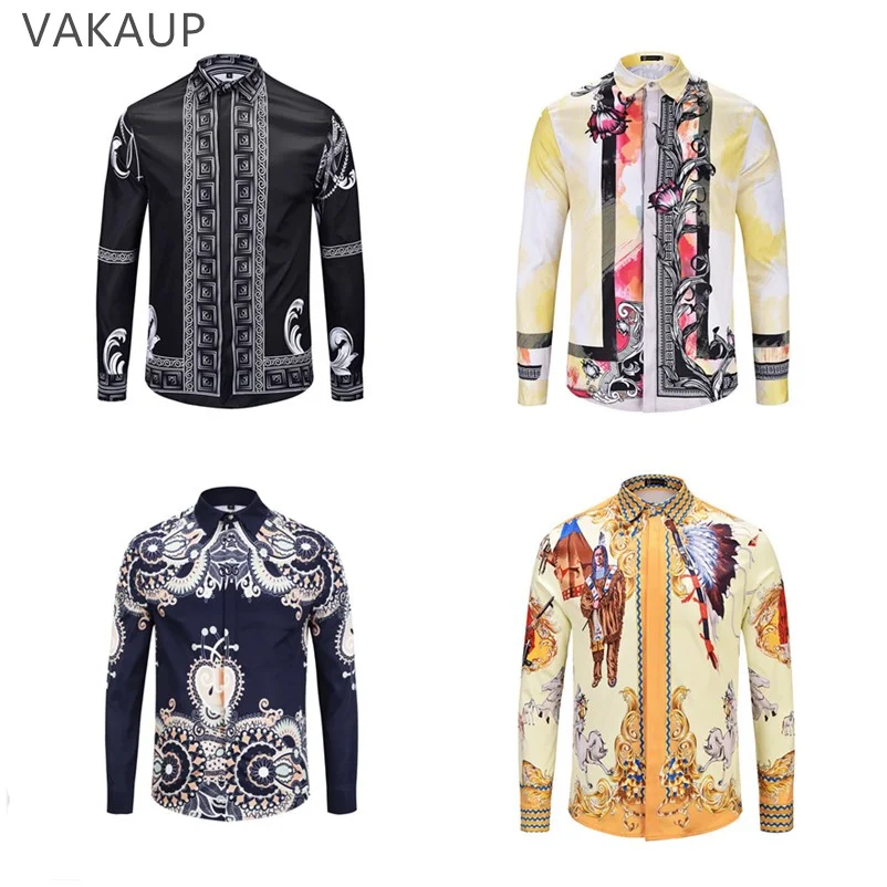 2019 Men Hawaiian Shirt Camisa Hombre Gothic Camisa Masculina Homme Luxury Fancy Shirt Men Casual Slim Fit Tuxedo Shirts For Men
2019 Men Hawaiian Shirt Camisa Hombre Gothic Camisa Masculina Homme Luxury Fancy Shirt Men Casual Slim Fit Tuxedo Shirts For Men