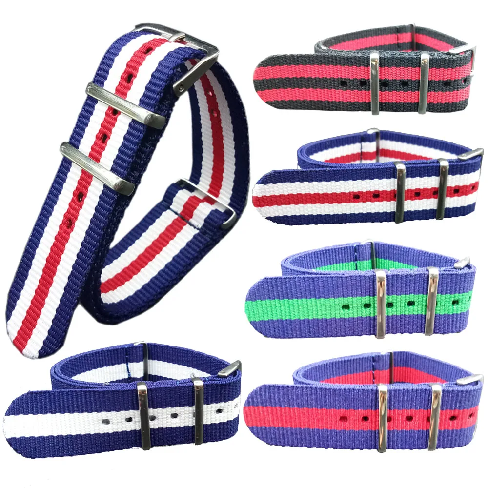 Hight Quality For James Bond 007 Army Sports 18 20 22 mm Nato Fabric Nylon Watch Band Black Waterproof Watch Strap Men Watchband
Hight Quality For James Bond 007 Army Sports 18 20 22 mm Nato Fabric Nylon Watch Band Black Waterproof Watch Strap Men Watchband