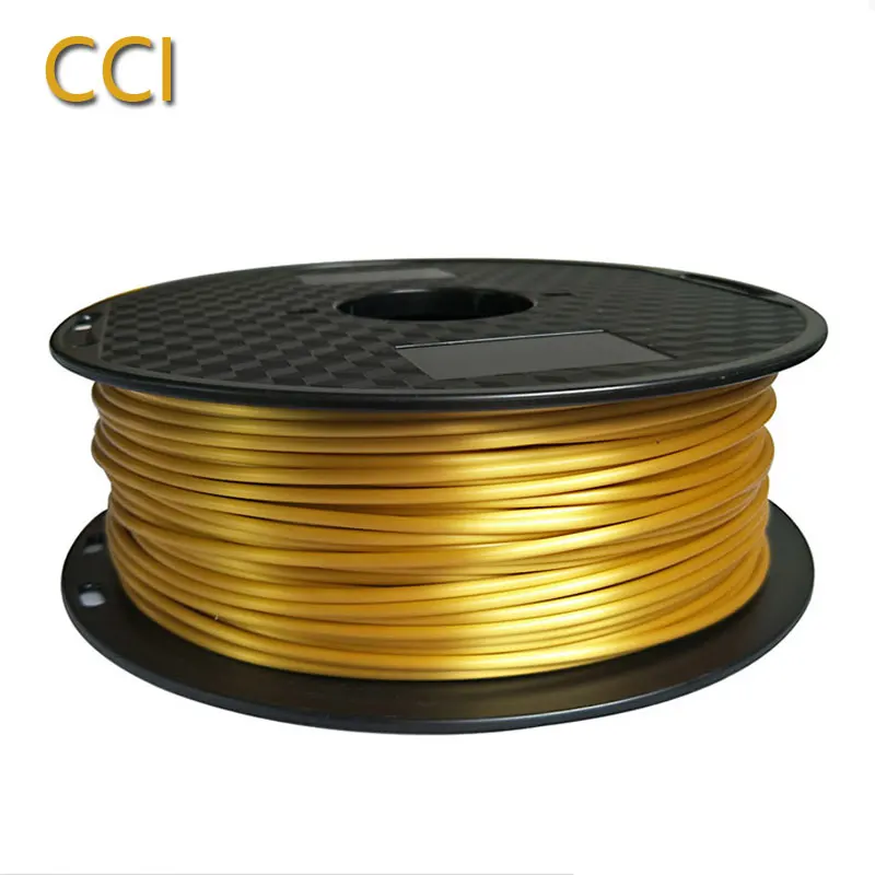 3D Printer Silk PLA 2.85mm Filament Silk Gold 1 KG ( 2.2lbs ) Spool 3D PLA Printing Material Silky Shiny PLA
3D Printer Silk PLA 2.85mm Filament Silk Gold 1 KG ( 2.2lbs ) Spool 3D PLA Printing Material Silky Shiny PLA