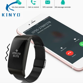 Bluetooth 4.0 Smart Band Sports Exercises Functions Heart Rate Monitor Smart Bracelet Pedometer Sedentary Reminder Wristwatch
Bluetooth 4.0 Smart Band Sports Exercises Functions Heart Rate Monitor Smart Bracelet Pedometer Sedentary Reminder Wristwatch