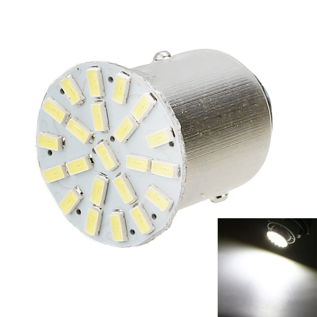 10pcs/set Car Brake Lihgts 1157 BAY15D 3014 22 SMD LED Car Tail Stop Brake Turn Signal Light 6500-7500K White Signal Bulb