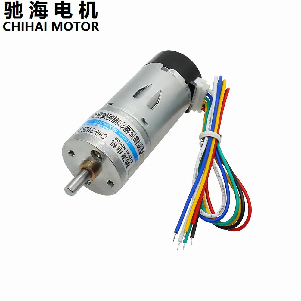 Chihai Motor CHR-GM25-370-ABHL DC Magnetic Holzer Encoder Gear Motor 6.0V 12.0V 24.0v Belt Protective shell
Chihai Motor CHR-GM25-370-ABHL DC Magnetic Holzer Encoder Gear Motor 6.0V 12.0V 24.0v Belt Protective shell