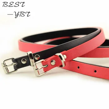 Korean version of the thin belt waist chain square head needle buckle the candy color fashion wild classic simple boutique belts 
Korean version of the thin belt waist chain square head needle buckle the candy color fashion wild classic simple boutique belts