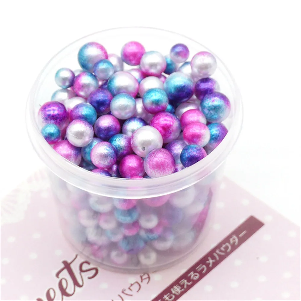 4/5/6mm Approx 200PC Rainbow Colorful No Holes Pearls Decorative Slime Rainbow Color Loose Beads DIY Craft For Crunchy Slime YD
4/5/6mm Approx 200PC Rainbow Colorful No Holes Pearls Decorative Slime Rainbow Color Loose Beads DIY Craft For Crunchy Slime YD