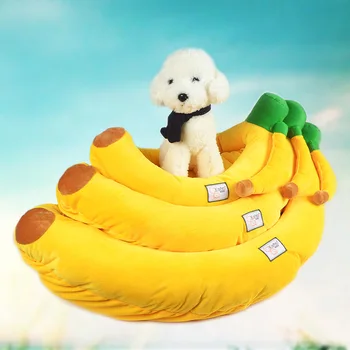Soft Warm Puppy Pet Bed banana Sofa Cushion Lace oval kennel Pad Christmas Gift Home Use B2195
Soft Warm Puppy Pet Bed banana Sofa Cushion Lace oval kennel Pad Christmas Gift Home Use B2195