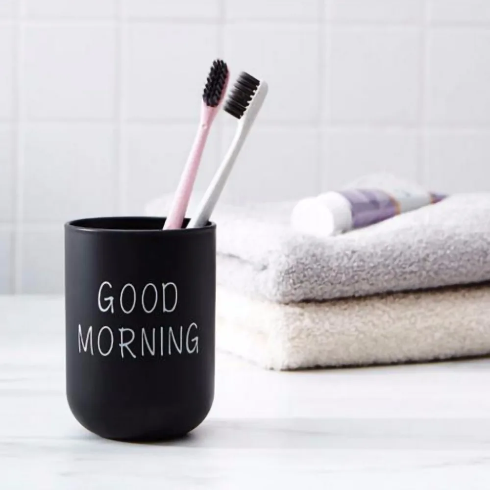 Bathroom Toothbrush Circular Cup Simple Plain Cup Couple Tooth Cup Good Morning Circular Water Wash Gargle Cups Bathroom Set#007
Bathroom Toothbrush Circular Cup Simple Plain Cup Couple Tooth Cup Good Morning Circular Water Wash Gargle Cups Bathroom Set#007