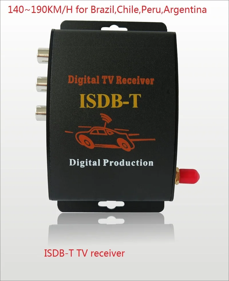 ISDB-T Car Digital TV receiver 190km/h Car ISDBT TV Tuner 2 video output For Brazil chile Argentina Peru
ISDB-T Car Digital TV receiver 190km/h Car ISDBT TV Tuner 2 video output For Brazil chile Argentina Peru