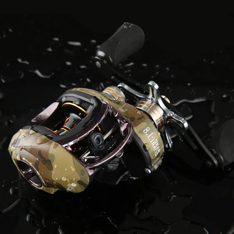 Torrent fishing Reel 8.1kg Carbon Drag 7.1:1 Gear Ratio Magnetic Brake 6 Bearings Left right hand Baitcasting Reel
Torrent fishing Reel 8.1kg Carbon Drag 7.1:1 Gear Ratio Magnetic Brake 6 Bearings Left right hand Baitcasting Reel