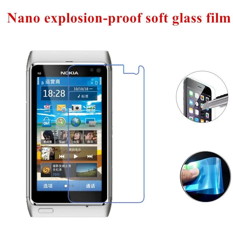 Nano Explosion-proof (Soft Glass) Clear Screen Protector Front Protective Film for Nokia N8
Nano Explosion-proof (Soft Glass) Clear Screen Protector Front Protective Film for Nokia N8