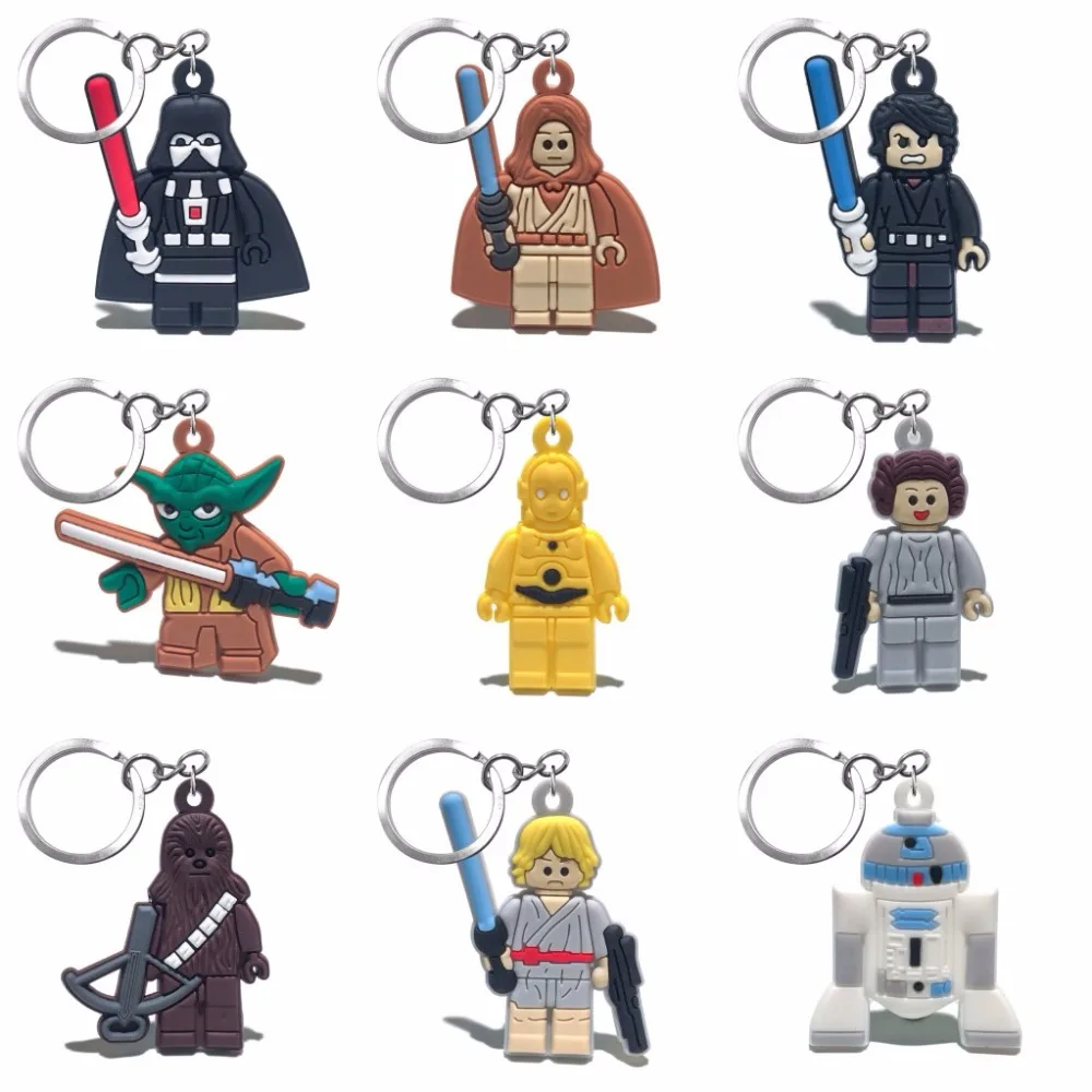 2018 New 1PCS Star Wars Key Chain PVC Cartoon Figure Key Ring Kids Toy Pendant Anime Keychain Key Holder Fashion Trinket Gift
2018 New 1PCS Star Wars Key Chain PVC Cartoon Figure Key Ring Kids Toy Pendant Anime Keychain Key Holder Fashion Trinket Gift