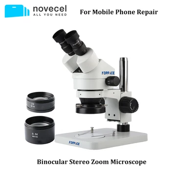 Professional Continuous Zoom 3.5X-90X Binocular Stereo Zoom Microscope +WF10X/20 Eyepiece + 144 LED Light For PCB Repairing
Professional Continuous Zoom 3.5X-90X Binocular Stereo Zoom Microscope +WF10X/20 Eyepiece + 144 LED Light For PCB Repairing