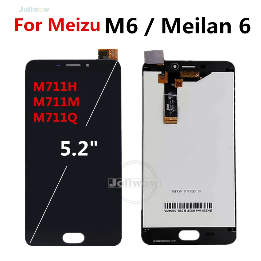 5.2 inch For Meizu M6 LCD Display for Meilan M6 lcd M711H M711M M711Q full lcd touch screen Assembly Repair Parts
5.2 inch For Meizu M6 LCD Display for Meilan M6 lcd M711H M711M M711Q full lcd touch screen Assembly Repair Parts