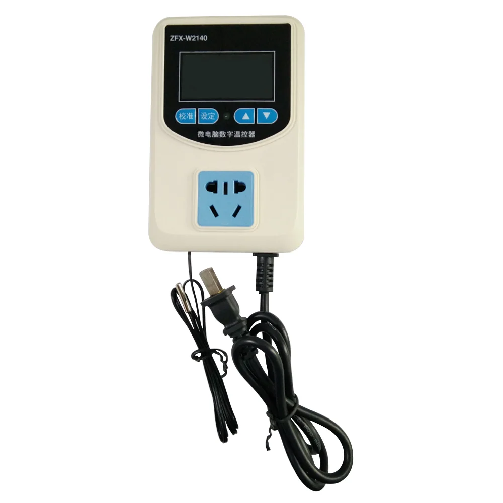 Digital temperature controller ZFX-W2140 control thermostat W2140 switch Sensor cooling heating board 1500W 2200W
Digital temperature controller ZFX-W2140 control thermostat W2140 switch Sensor cooling heating board 1500W 2200W