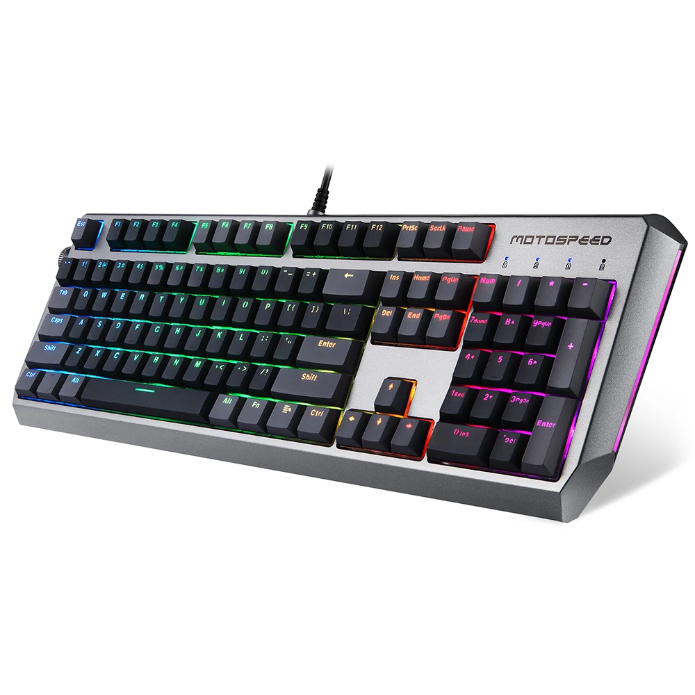 MOTOSPEED CK80 Wired Mechanical Gaming Keyboard RGB Backlight PBT Keycap All Key Anti-Ghost
MOTOSPEED CK80 Wired Mechanical Gaming Keyboard RGB Backlight PBT Keycap All Key Anti-Ghost