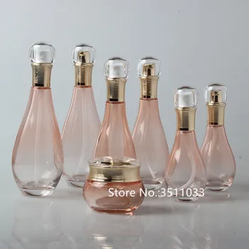 8pcs Elegant Clear Pink Glass Spray Bottle Lotion Pump Bottle Cosmetic Cream Jar Fragrance Spray Perfume Bottle 50g 100ml 150ml
8pcs Elegant Clear Pink Glass Spray Bottle Lotion Pump Bottle Cosmetic Cream Jar Fragrance Spray Perfume Bottle 50g 100ml 150ml