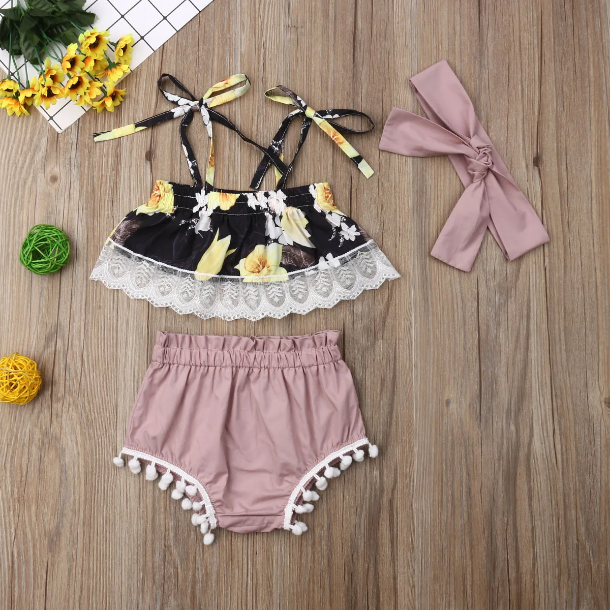 3PCS Newborn Infant Toddler Baby Girl 2019 New Summer Clothes Flower Lace Sleeveless Tops Crops Shorts Headband Outfits Set
3PCS Newborn Infant Toddler Baby Girl 2019 New Summer Clothes Flower Lace Sleeveless Tops Crops Shorts Headband Outfits Set