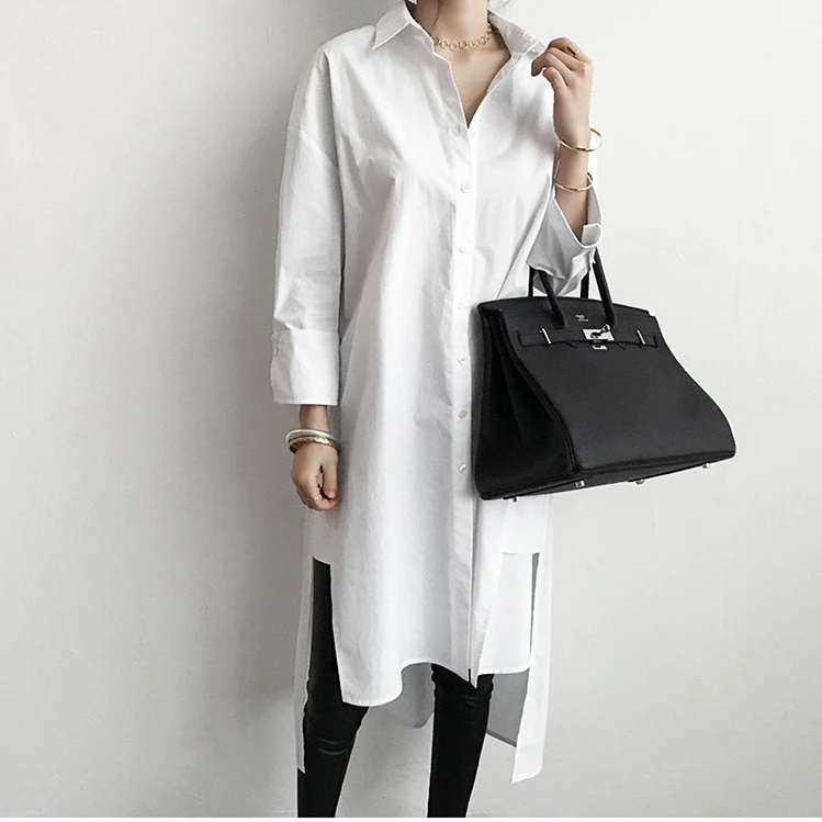 Women Summer 2018 Long Blouse Femme Manche Longue Irregular Long Shirt Women Tops Plus Size Ladies Blouses Camisa Feminina Xxl
Women Summer 2018 Long Blouse Femme Manche Longue Irregular Long Shirt Women Tops Plus Size Ladies Blouses Camisa Feminina Xxl