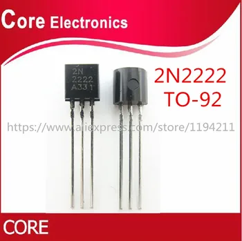 

1000pcs 2N2222 Transistors NPN TO-92 0.8A 40V