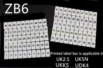 10pcs Flame retardant UK2.5B UK5N UDK4 UKK5 terminal row digital mark number tube ZB6 printing label strip
10pcs Flame retardant UK2.5B UK5N UDK4 UKK5 terminal row digital mark number tube ZB6 printing label strip
