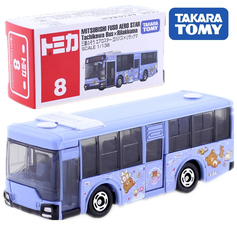 TOMICA MITSUBISHI FUSO AERO STAR Tachikawa Bus X Rilakkuma TAKARA TOMY Diecast Metal Car Toy Vehicle Model
TOMICA MITSUBISHI FUSO AERO STAR Tachikawa Bus X Rilakkuma TAKARA TOMY Diecast Metal Car Toy Vehicle Model