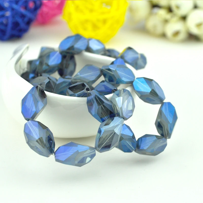 Wholesale Chinese Faceted Crystal Cham Beads 10pcs 10*15mm Dark Blue Crystal Glass Loose Charms Beads Pendant Accessory
Wholesale Chinese Faceted Crystal Cham Beads 10pcs 10*15mm Dark Blue Crystal Glass Loose Charms Beads Pendant Accessory