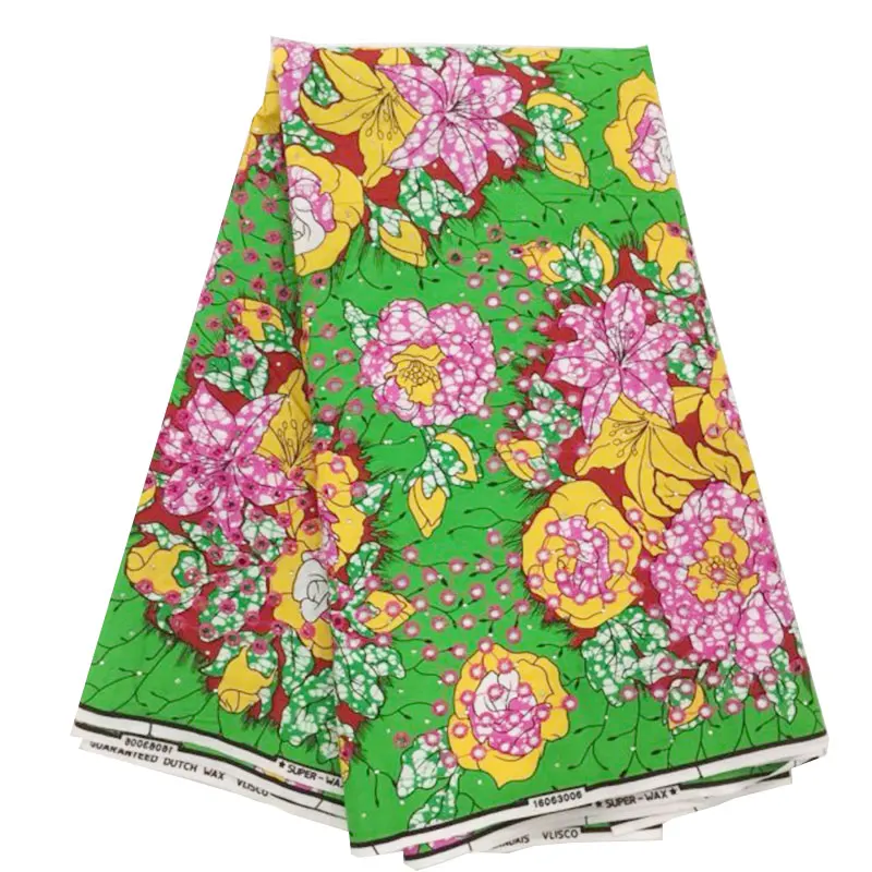 African Super Wax Fabric with Rhinestone and Embroidery, 6 Yards Print Cotton Pagne Java Wax Ankara Nigerian Fabrics for Dress
African Super Wax Fabric with Rhinestone and Embroidery, 6 Yards Print Cotton Pagne Java Wax Ankara Nigerian Fabrics for Dress