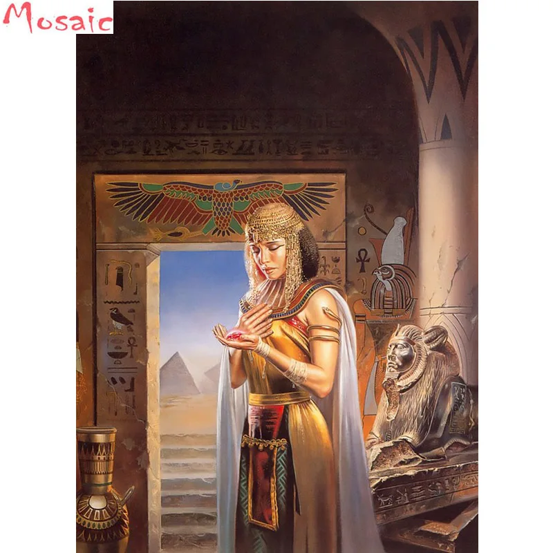 5D DIY Diamond Painting Cleopatra The Egyptian Princess Cross Stitch kit square Rhinestone Diamond Embroidery Patchwork Mosaic
5D DIY Diamond Painting Cleopatra The Egyptian Princess Cross Stitch kit square Rhinestone Diamond Embroidery Patchwork Mosaic